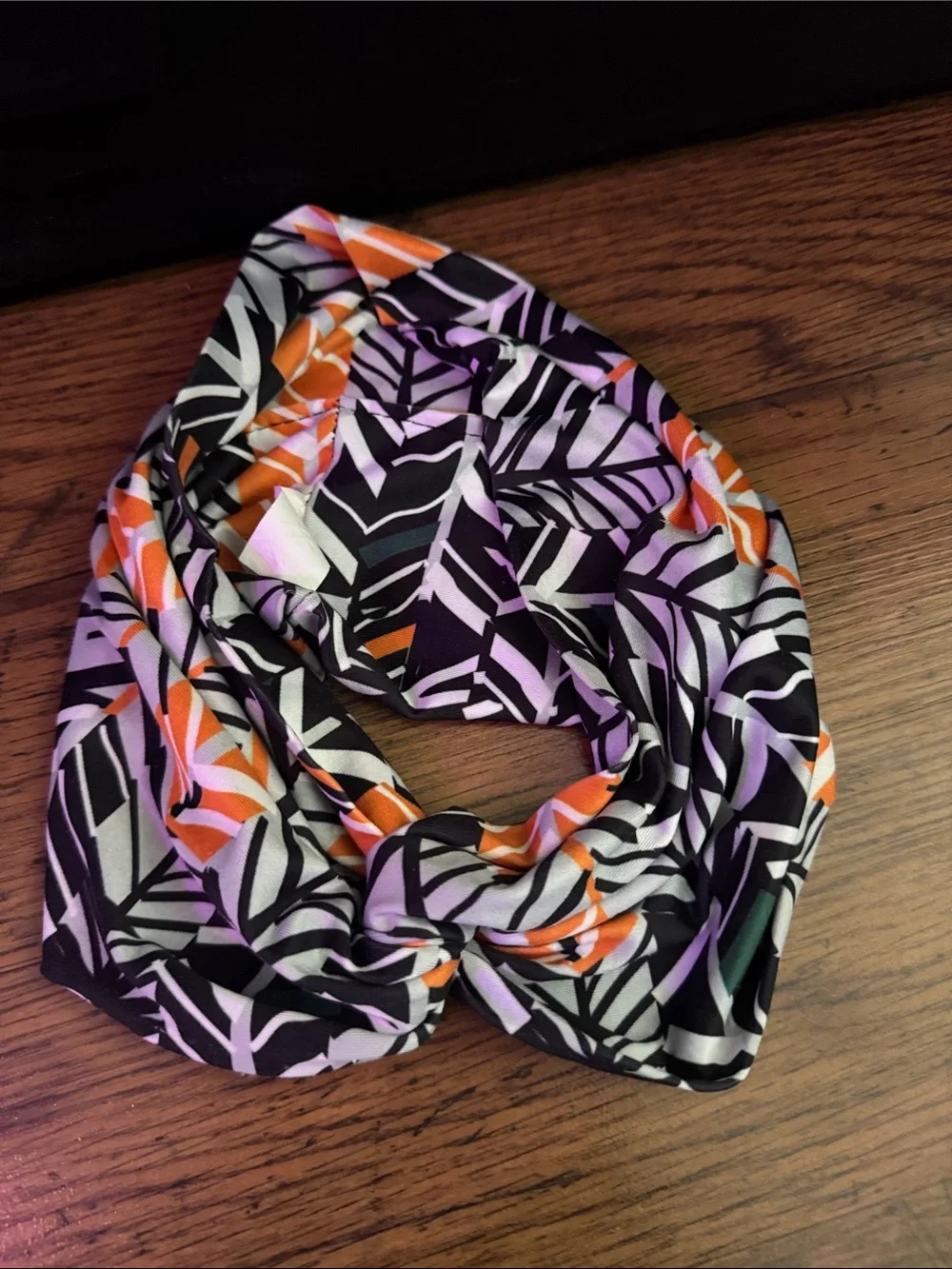 Versatile Pattern Twist Front Turban 44.T1
